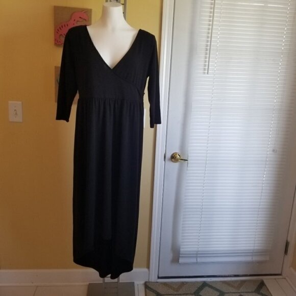 Torrid V-neck Asymmetrical maxi dress (0) - Picture 1 of 6